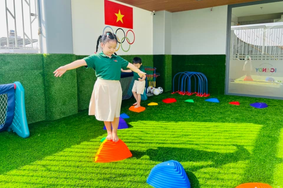 Không gian lớp học minh họa